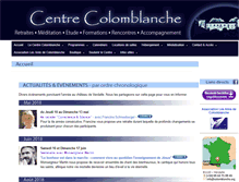 Tablet Screenshot of colomblanche.org